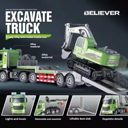 Believer™ Remote Control Alloy Semi-Trailer Truck