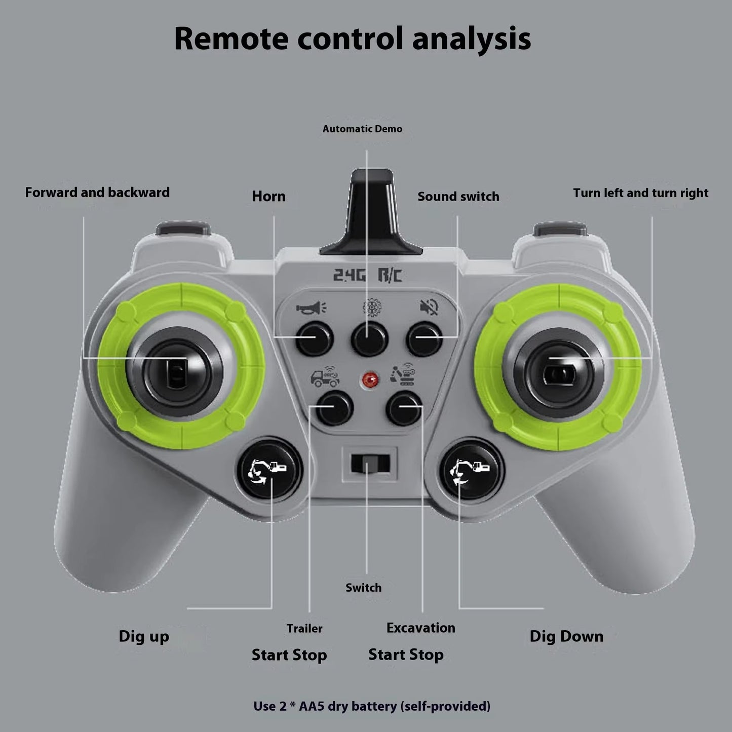Believer™ Remote Control Alloy Semi-Trailer Truck
